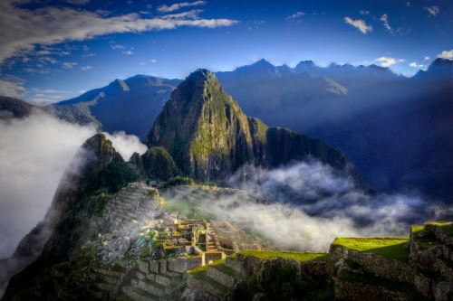 El comerciante suarense Darío Salotti eligió Machu Picchu porque lo considera un lugar con muy buena vibra.