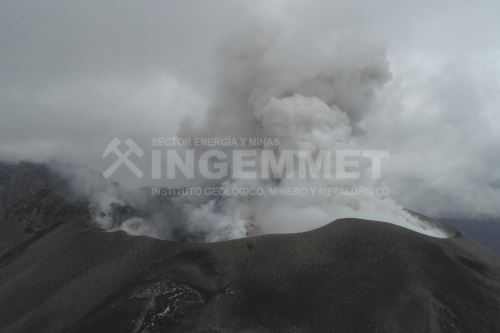 Ante el inicio de temporada de lluvias en Arequipa existe una alta probabilidad de ocurrencia de lahares o huaicos en los alrededores del volcán Sabancaya.