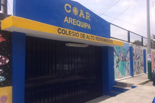 El Coar Arequipa funciona en el distrito de Paucarpata y alberga a 300 alumnos de excelencia.