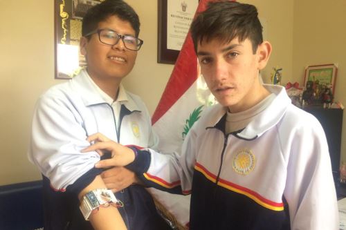 Medidor de pulso cardiaco, inventado por estudiantes del Coar Arequipa, forma parte del proyecto 'Sistema Antiestrés'.