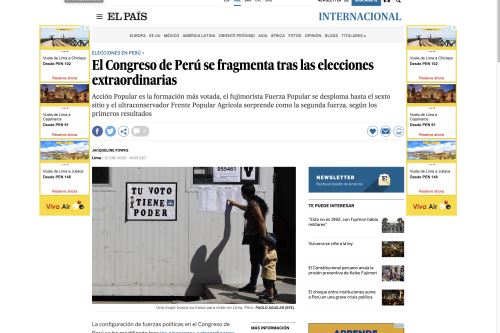 Diario El País de España