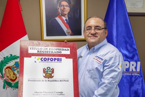 Director ejecutivo de Cofopri, César Figueredo