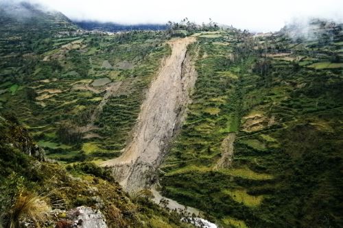 El Instituto Geológico, Minero y Metalúrgico identificó 58 zonas críticas por peligros geológicos en la región Junín.