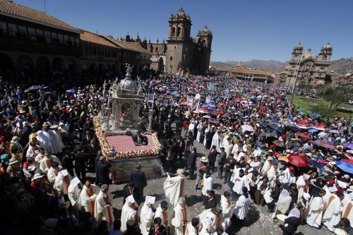 Durante la celebración del Corpus Christi en Cusco es tradicional consumir el chiriuchu.