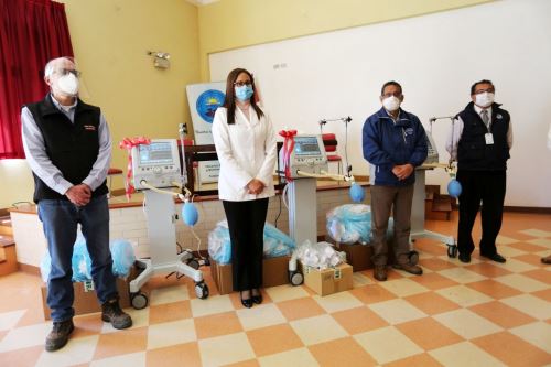 El gobernador regional de Cajamarca, Mesías Guevara, recibió donación de la minera Yanacocha.