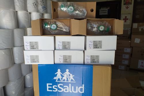 EsSalud ha enviado hasta el momento 1.5 toneladas de equipos de protección personal al departamento de Ayacucho.