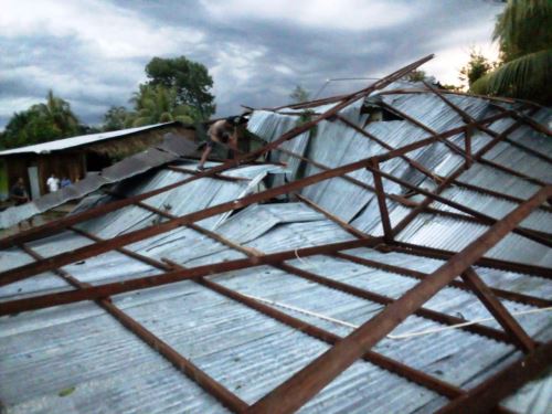 San Martín: COER evalúa daños causados por vientos y lluvias en Papaplaya |  Noticias | Agencia Peruana de Noticias Andina