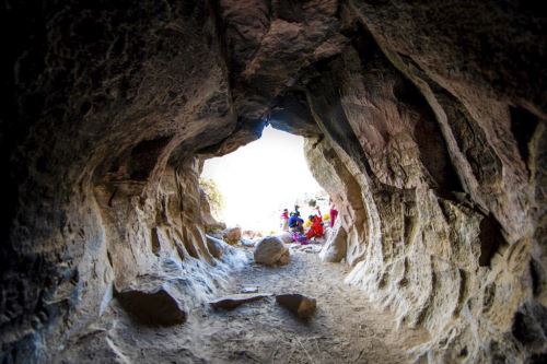 Las cuevas de Mollepunko, en el valle del Colca, en la región Arequipa.
