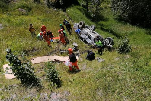 Accidente de tránsito ocasionó dos muertes y dos heridos en la región Áncash.