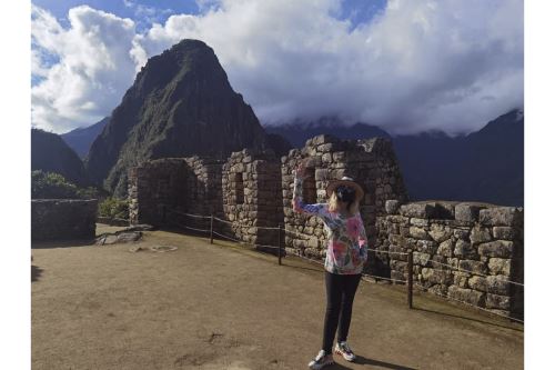 Itatí Cantoral recorrió Machu Picchu, una de las siete nuevas maravillas del mundo moderno.
