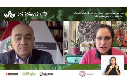 El ministro del Ambiente, Gabriel Quijandría, participó en el seminario internacional 'Gestión de los bosques bajo un enfoque de paisajes sostenibles'