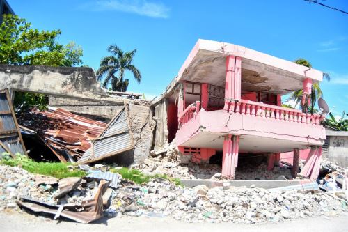 Así lucía el sur de Haití un mes después del terremoto de magnitud 7.3, que dejó al menos 2,000 muertos y más de 690,000 damnificados.