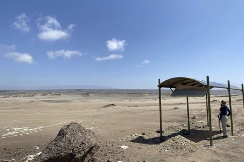 Mirador al pasado, ubicado 5 kilómetros al sur del Museo de Sitio Sacaco.