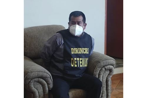 El alcalde distrital de Quichuay, Gonzalo Párraga Camarena, encabezaría la organización criminal Los Patrones de Quichuay.