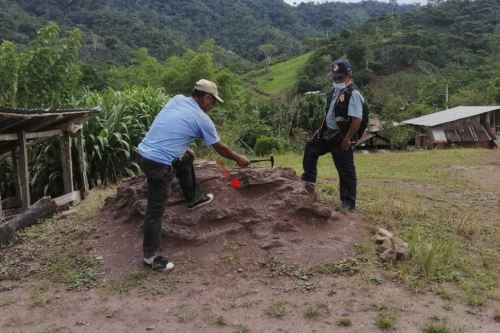 Investigadores del Ingemmet hicieron una evaluación de peligros geológicos por movimientos en masa y peligro geohidrológico en el centro poblado de Nuevo San Miguel.