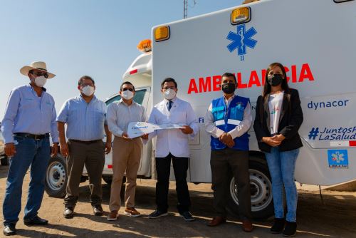 La entrega de la ambulancia representa el primer hito en el proceso de mejora de los servicios de salud en Chala y la inversión social, a través de Fidamar.