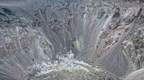 Cráter del volcán Misti.