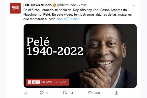 Rey en el cielo y la tierra!”: Las portadas por la muerte de Pelé