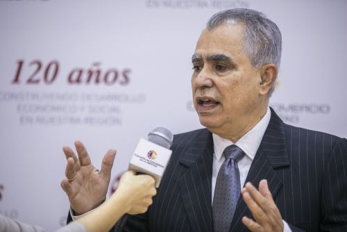 Presidente de la Cámara de Comercio de La Libertad, Alfonso Medrano Samamé.