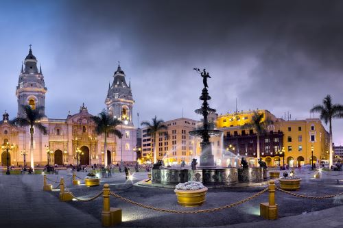 Centro histórico de la ciudad de Lima.