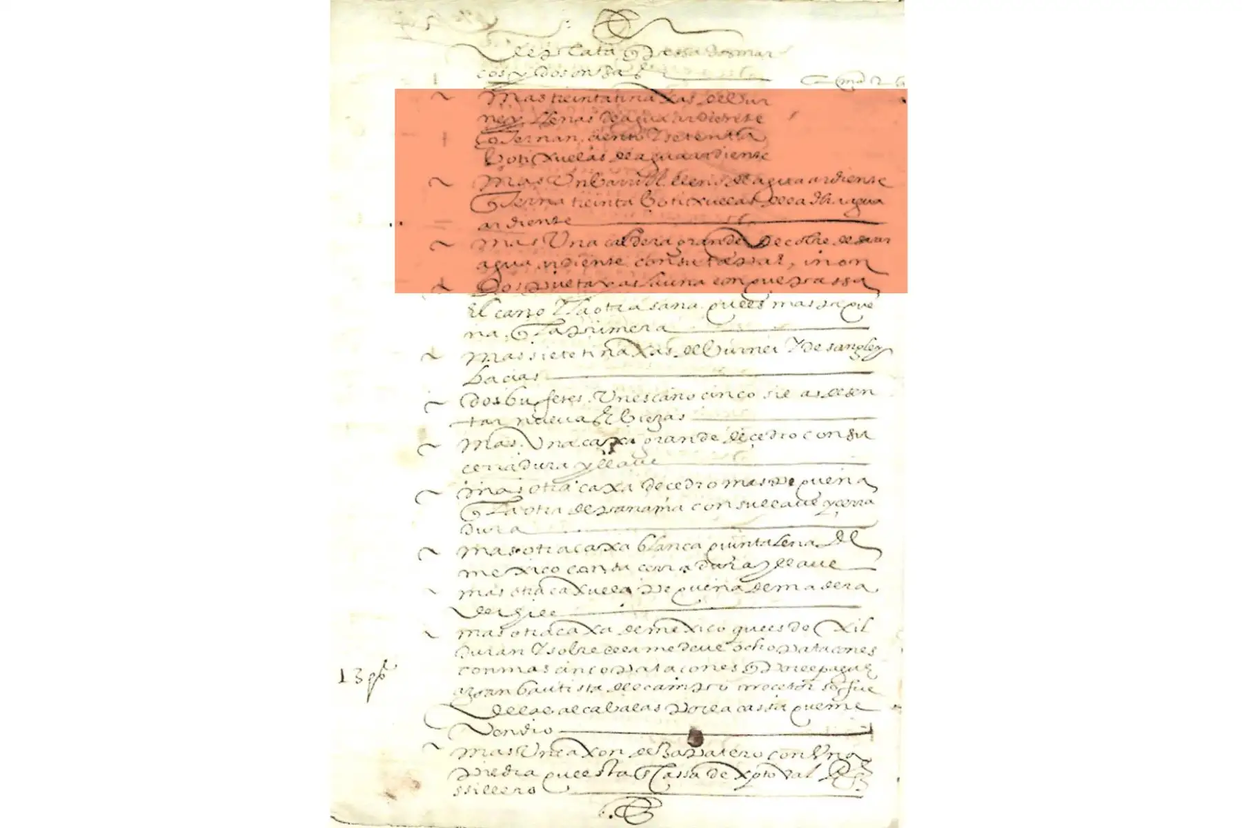 Testamento de Pedro Manuel, el Griego (1613). Foto: Cortesía Gonzalo Gutiérrez.