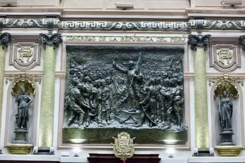 Foto: Escultura de la Jura de la Independencia