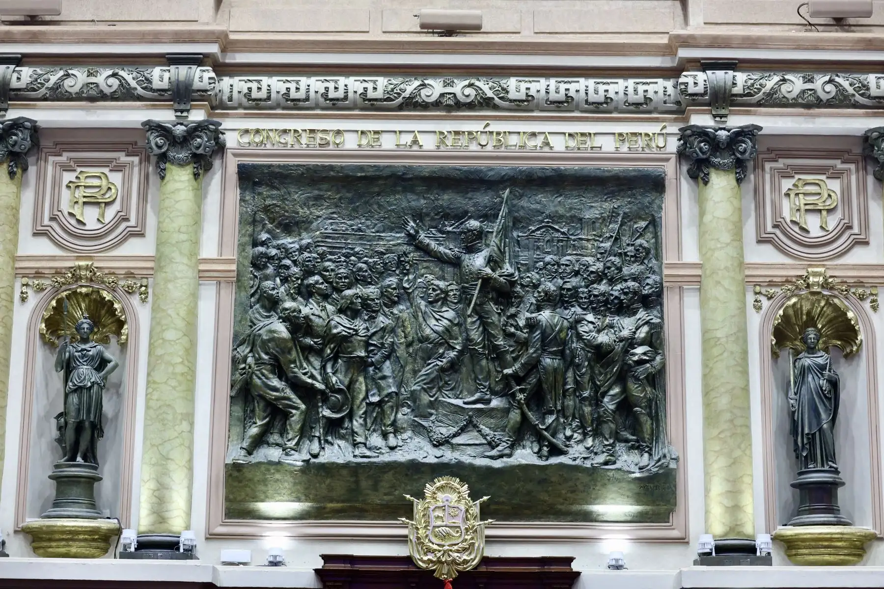 Foto: Escultura de la Jura de la Independencia