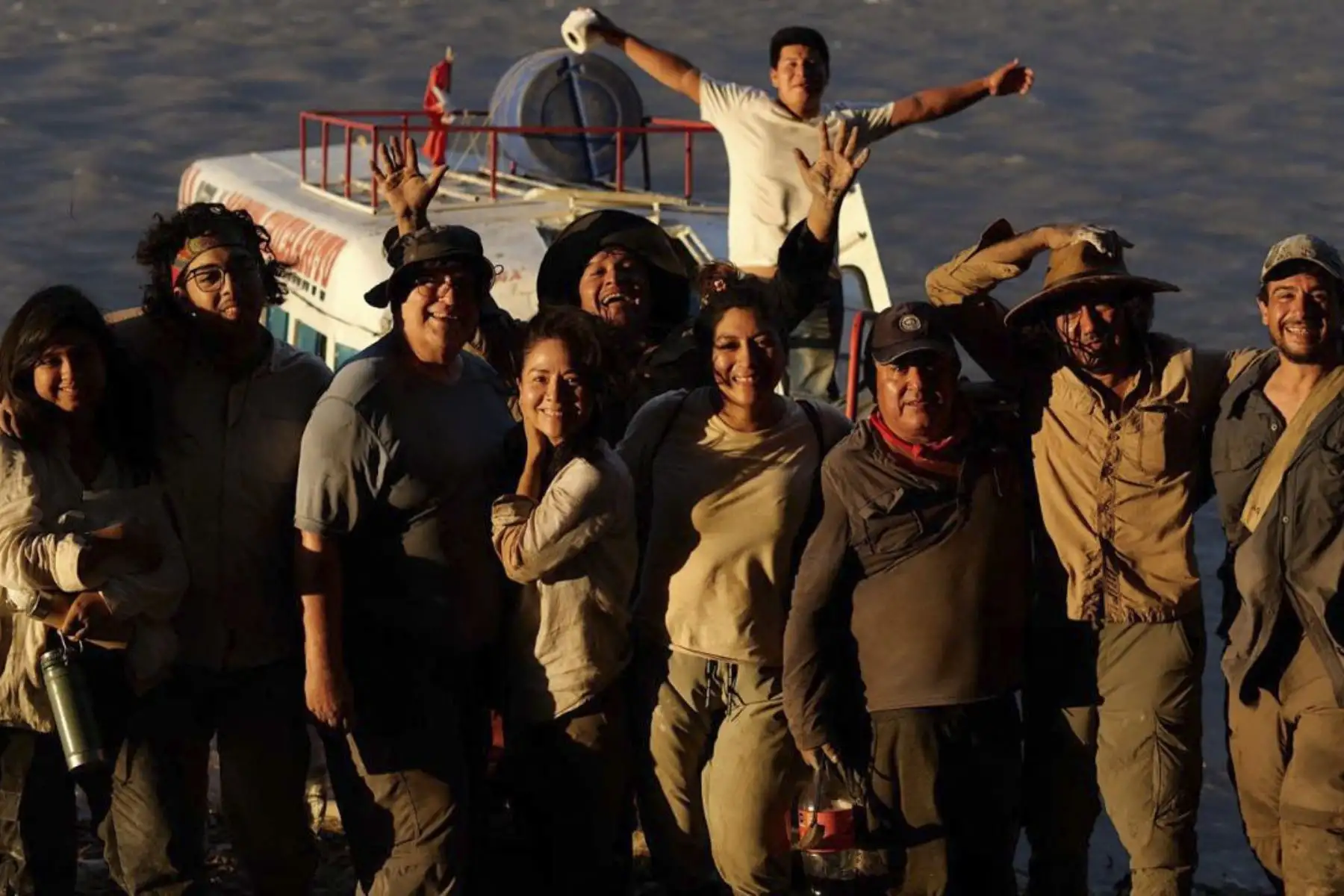 El fin de la tercera expedición científica multidisciplinaria que fue a la región Loreto en busca del origen de la biodiversidad amazónica. Foto: Daniel Winitzky.