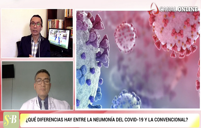 #EnVivo: diferencias entre la neumonía del covid-19 y la convencional