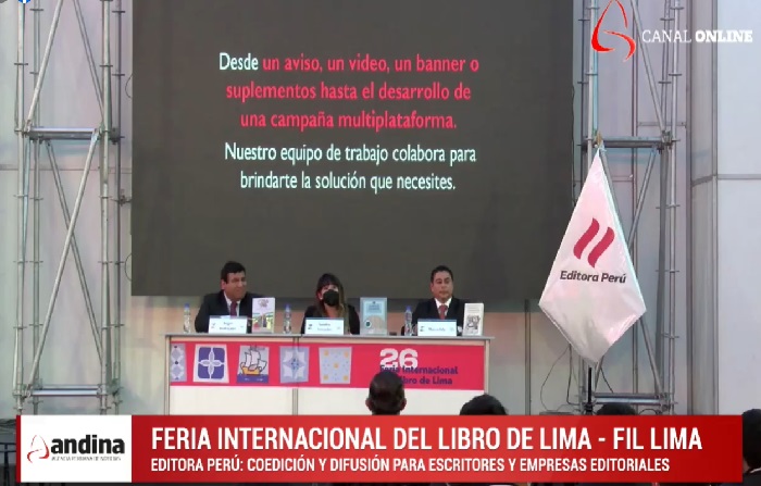 #EnVivo: desde la FIL Lima, Editora Perú y sus servicios de coedición y difusión para escritores