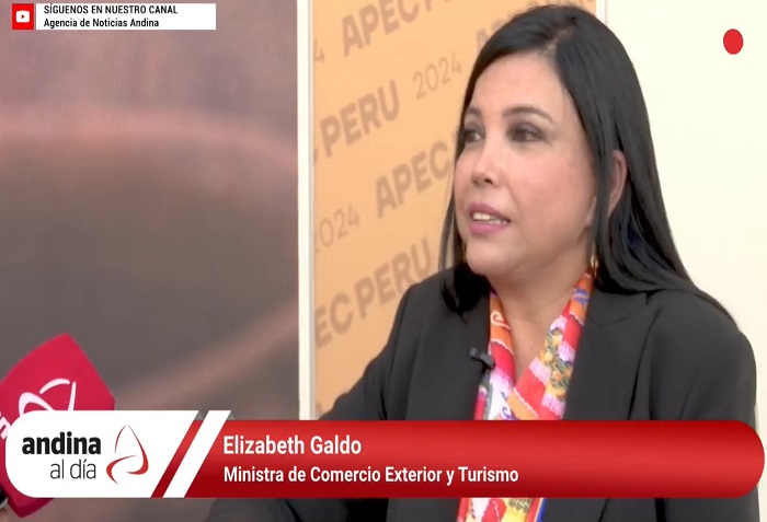 Entrevista a la ministra de Comercio exterior y Turismo, Elizabeth Galdo