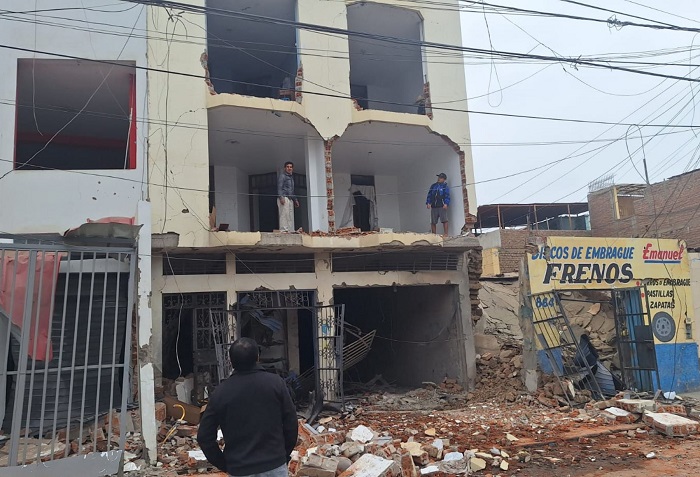 Trujillo: balance tras explosión con dinamita en Av. Perú, a 4 días del hecho