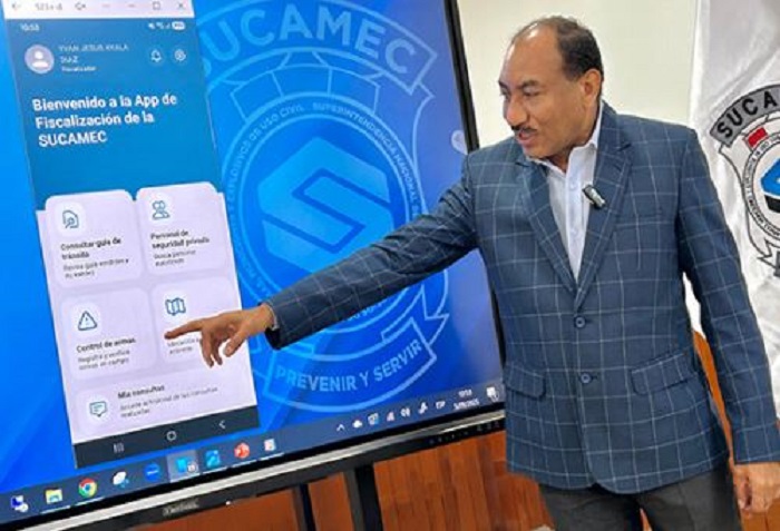 Aplicativo móvil de Sucamec para controlar armas y explosivos en tiempo real