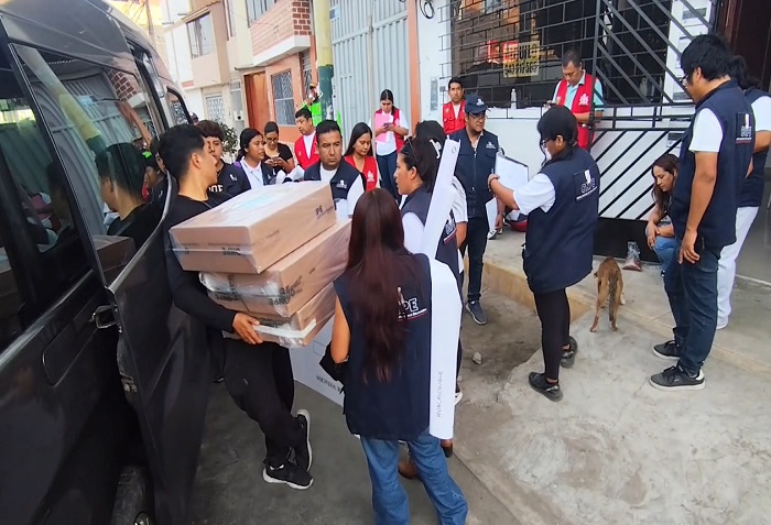 Elecciones 2026: ODPE Santa traslada material electoral para 1362 mesas de sufragio