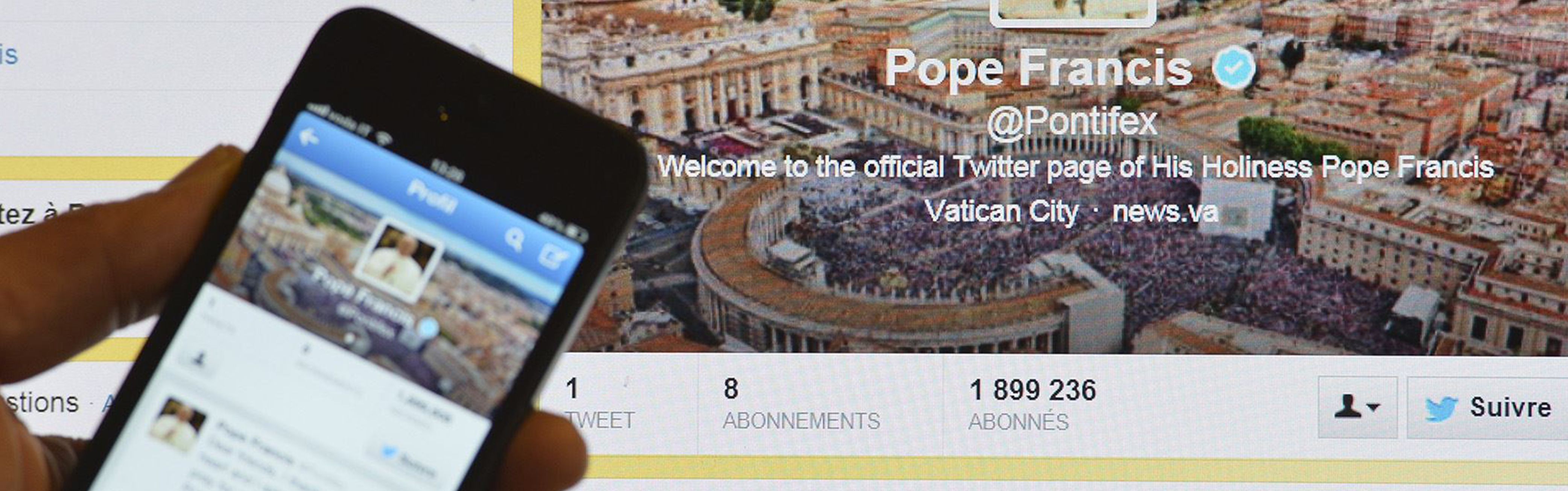 Papa Francisco en redes sociales