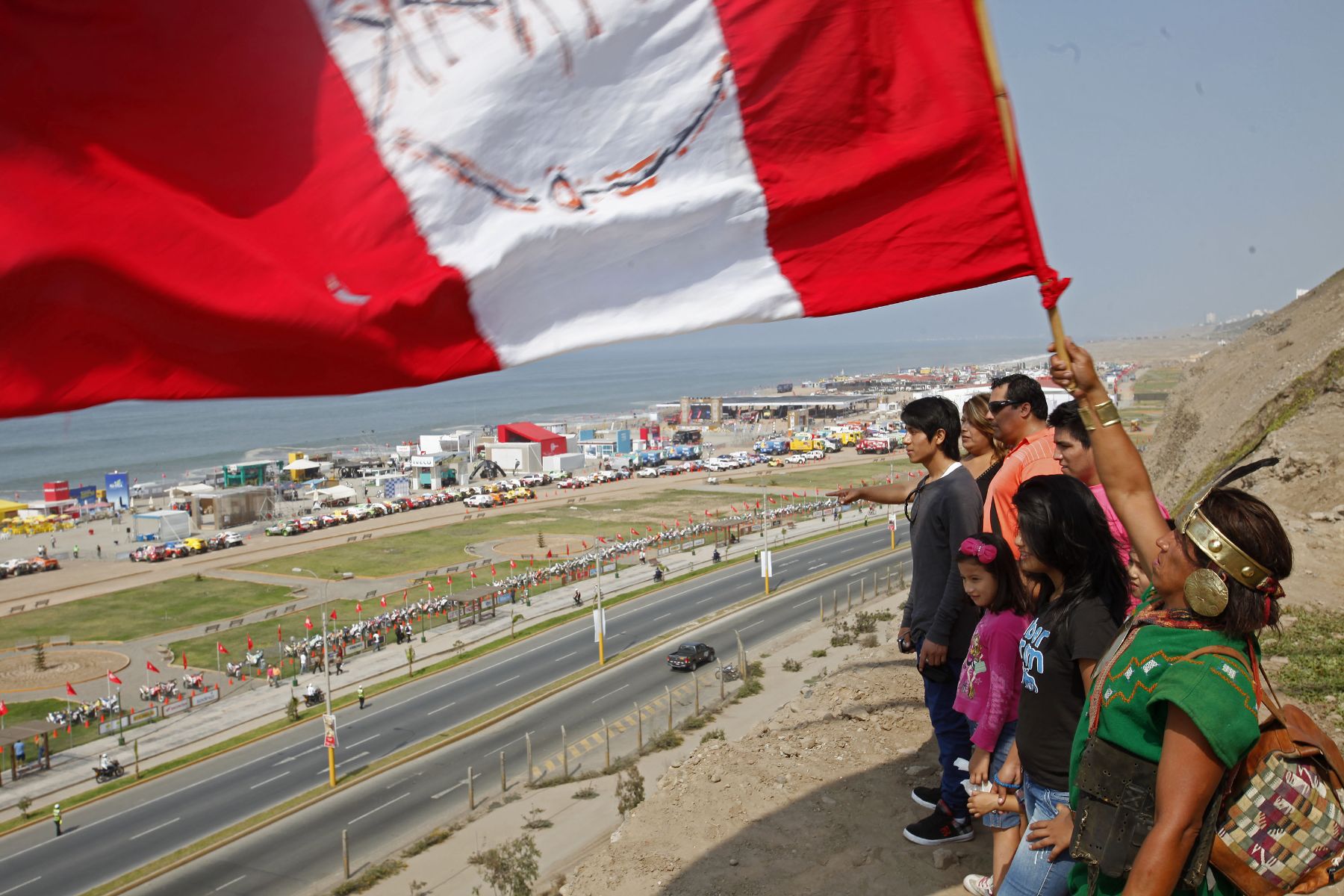 LIMA,PERÚ-ENERO 04. Gran Expectativa por inauguración del Rally Dakar 2013 en Lima.Foto: ANDINA/archivo.