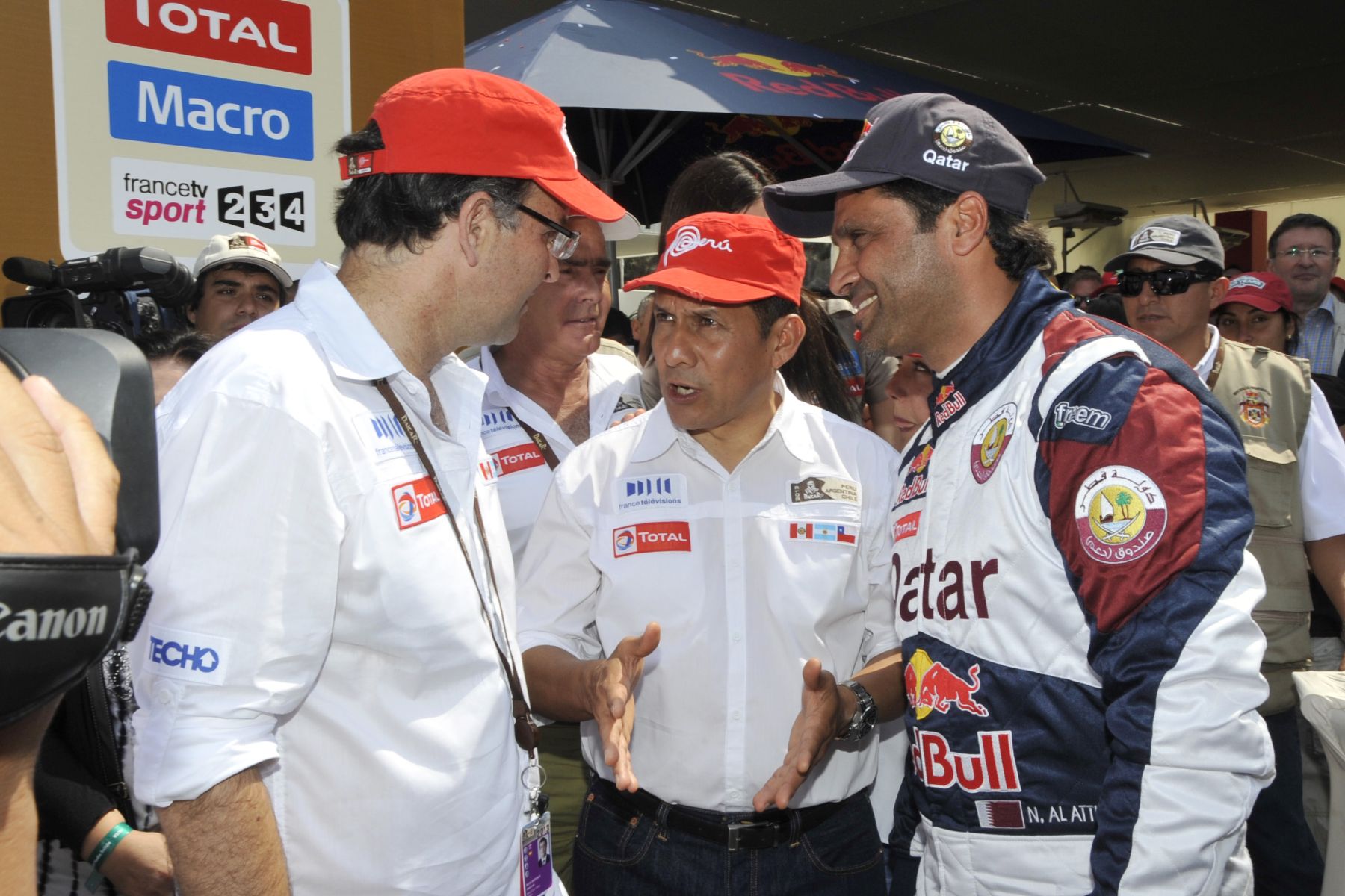 LIMA, DICIEMBRE 05. Presidente de la República Ollanta Humala, participó en la partida oficial del Rally Dakar edición 2013. Foto: ANDINA/Prensa Presidencia