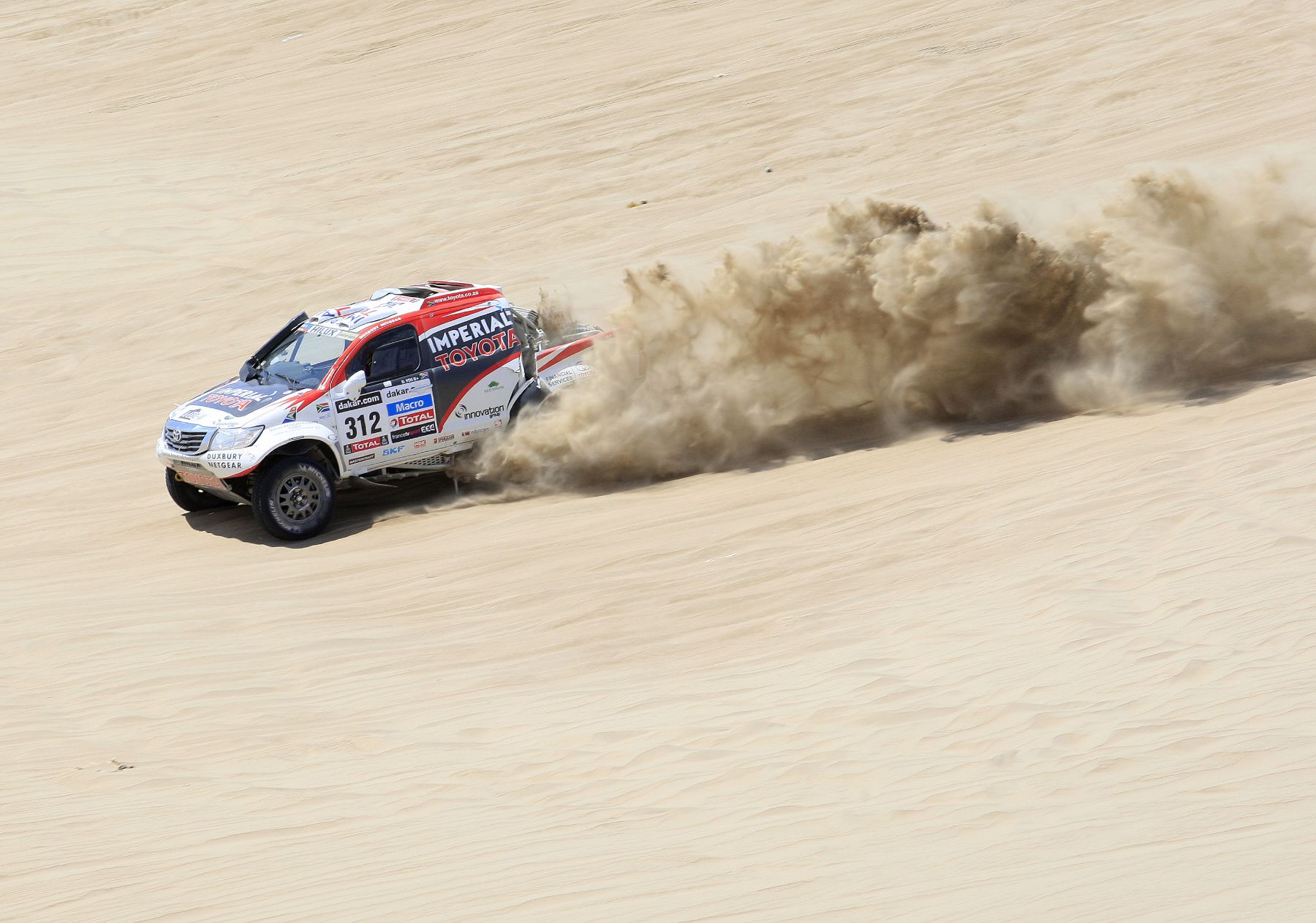 PISCO, PERÚ - ENERO 06. Rally Dakar segunda etapa en la ciudad de Pisco 2013.Foto: ANDINA/Carlos Lezama
