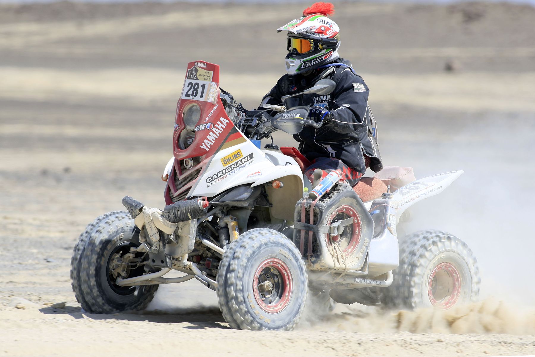 NAZCA, PERÚ - ENERO 07. Rally Dakar,tercera etapa en la ciudad de Nazca, 2013.Foto: ANDINA/Carlos Lezama