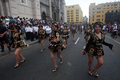 A partir del domingo 30 de abril se realizará el Pasacalle Dominical, por las diversas arterias del Centro de Lima. Foto: ANDINA/Héctor Vinces.