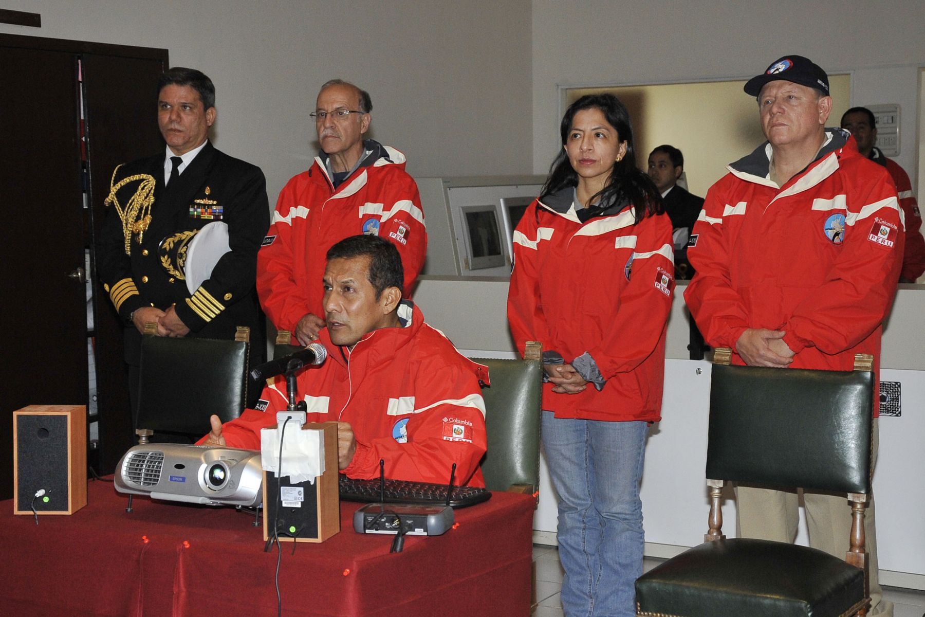 Presidente Humala se contactó vía teleconferencia con base peruana en  Antártida | Noticias | Agencia Peruana de Noticias Andina