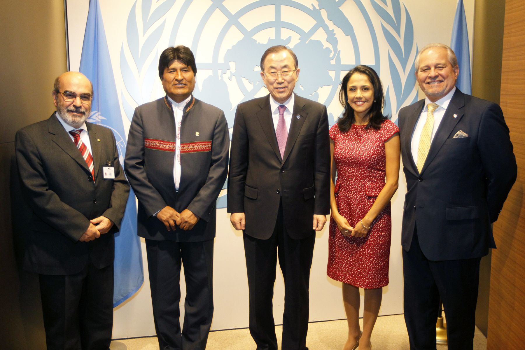 Primera Dama, Nadine Heredia, participó en sesión de la ONU donde se lanzó oficialmente el Año Internacional de la Quinua.Foto: ANDINA/Prensa Presidencia.