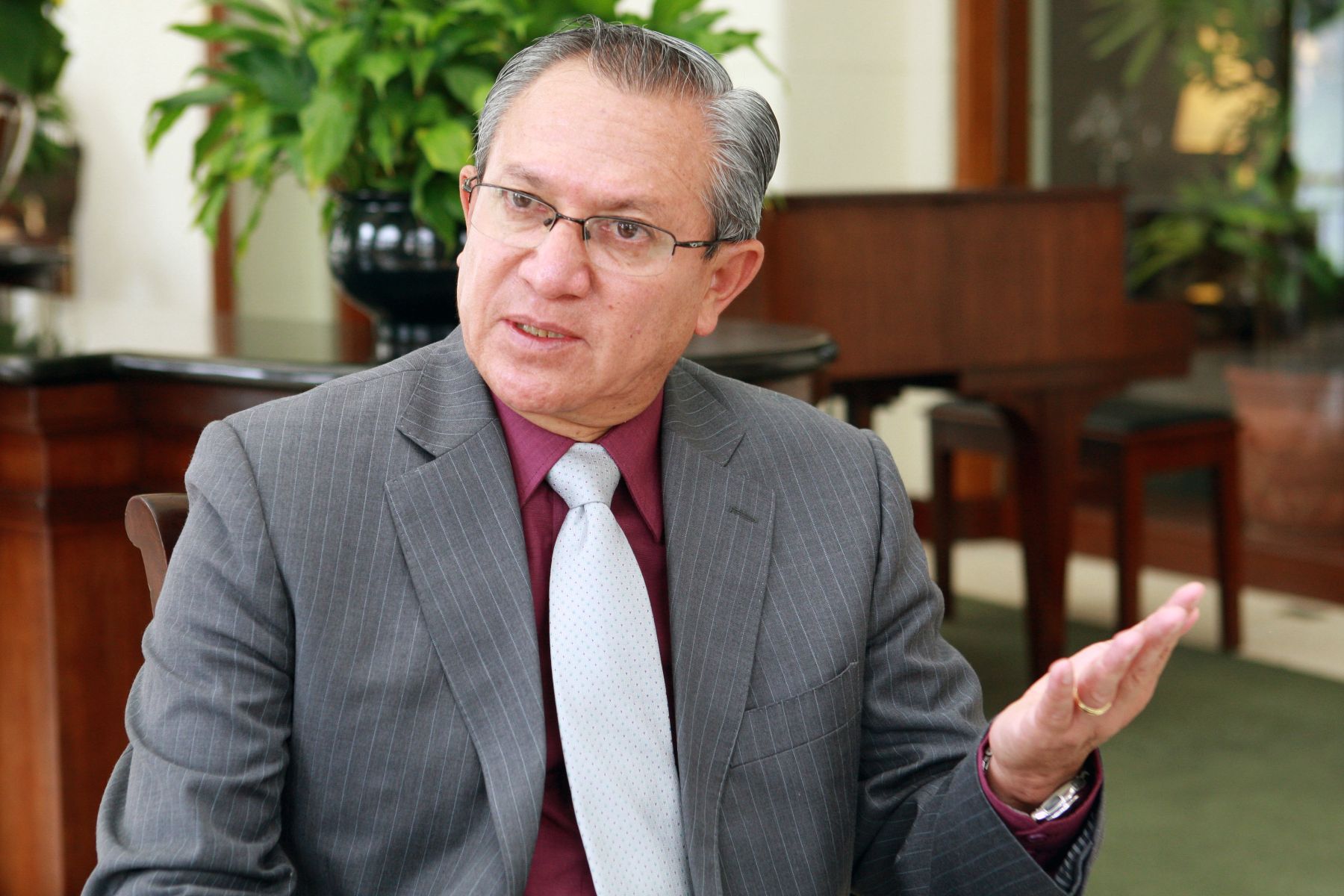 LIMA, PERÚ-FEBRERO 25. Homero Arellano Lescano, ministro coordinador de Seguridad de Ecuador.  Foto: ANDINA/Norman Córdova