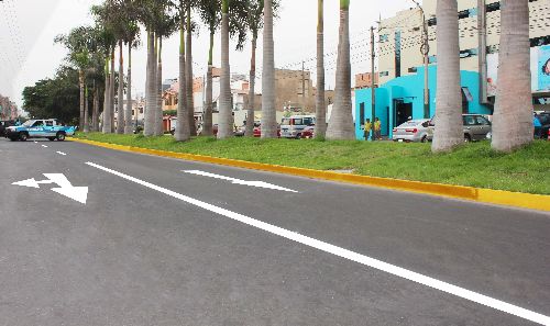 Avenida Intihuatana rehabilitada por el municipio de Surquillo. Foto: Municipalidad de Surquillo.
