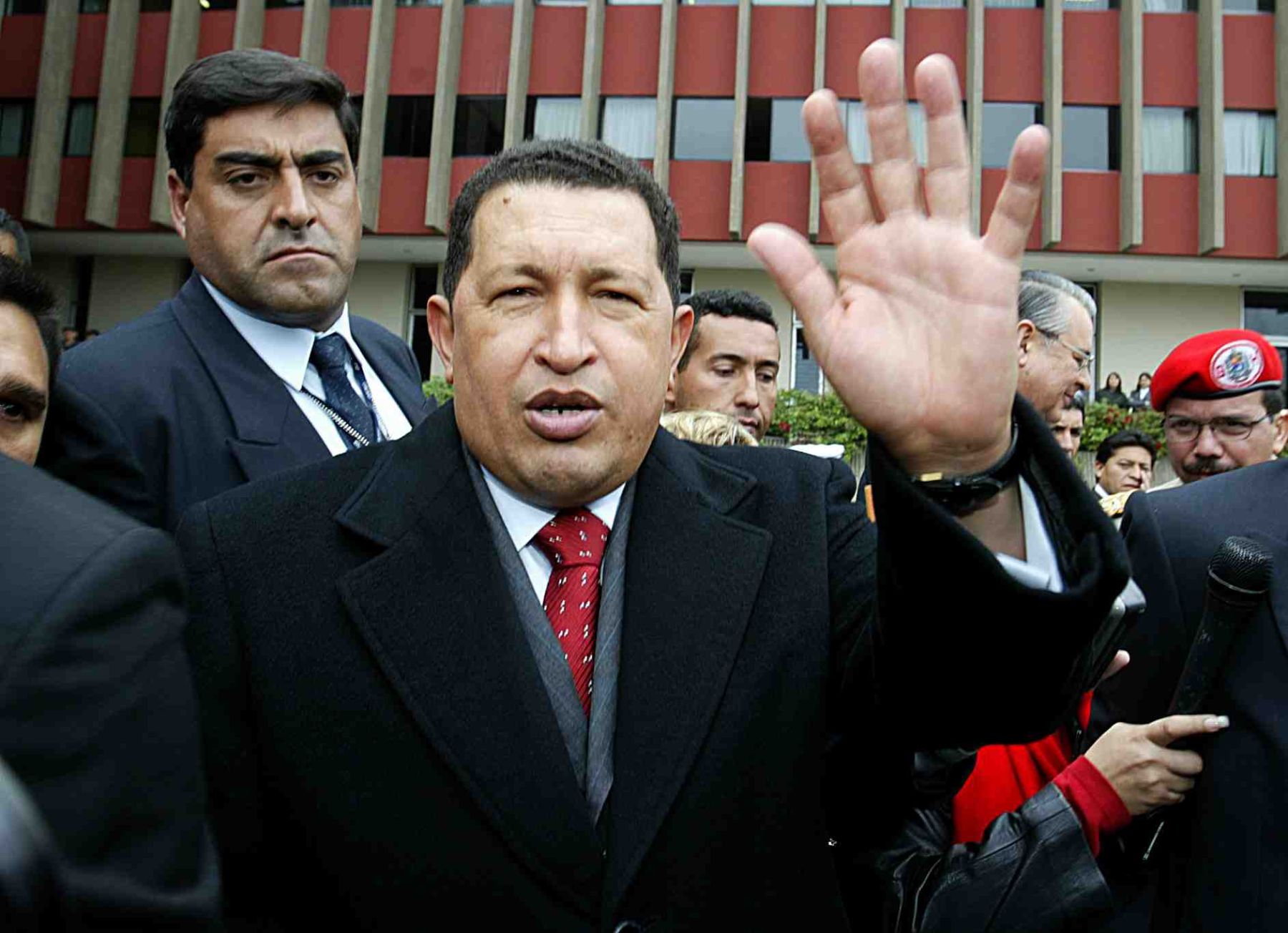 Presidente de Venezuela Hugo Chávez falleció dos semanas después de su llega a su país, procedente de Cuba, donde era tratado del cáncer que padecía.Foto: ANDINA/Archivo