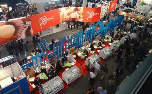 Feria pesquera y acuícola en Bruselas. ANDINA/Difusión
