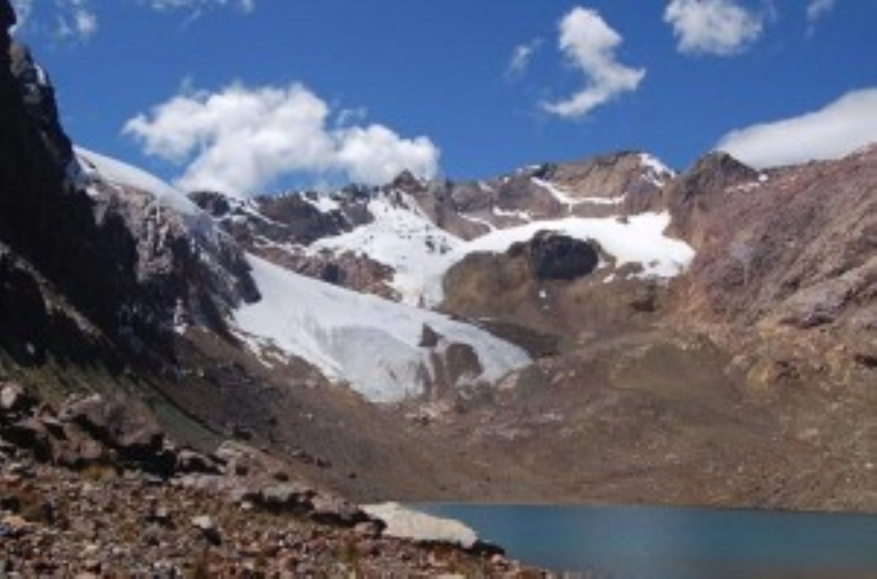 El retroceso glaciar, por efecto del calentamiento mundial, afecta a varios nevados de Perú. ANDINA/Difusión