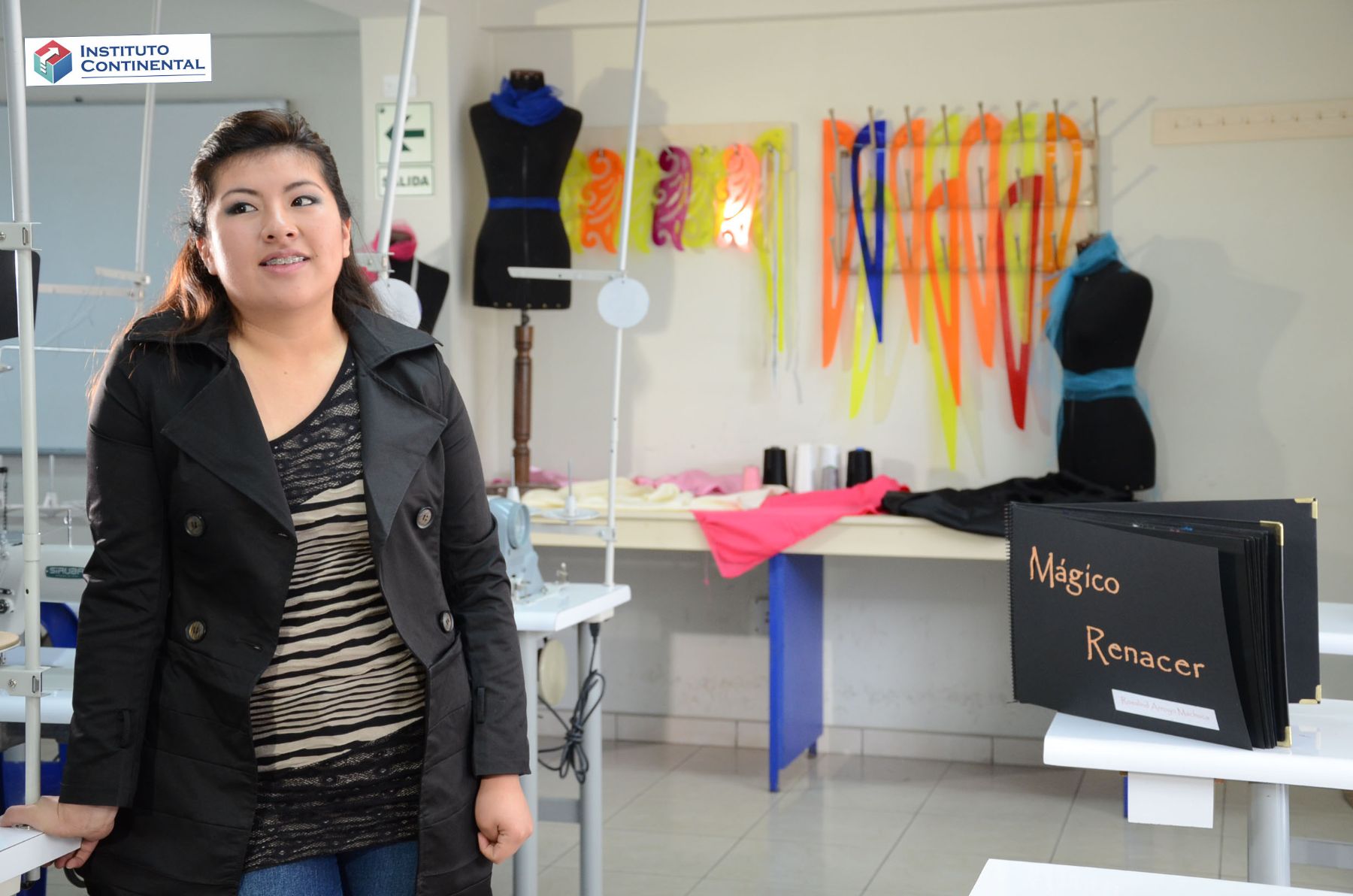 Estudiante huancaína competirá con diseños en concurso de Perú Moda 2013.