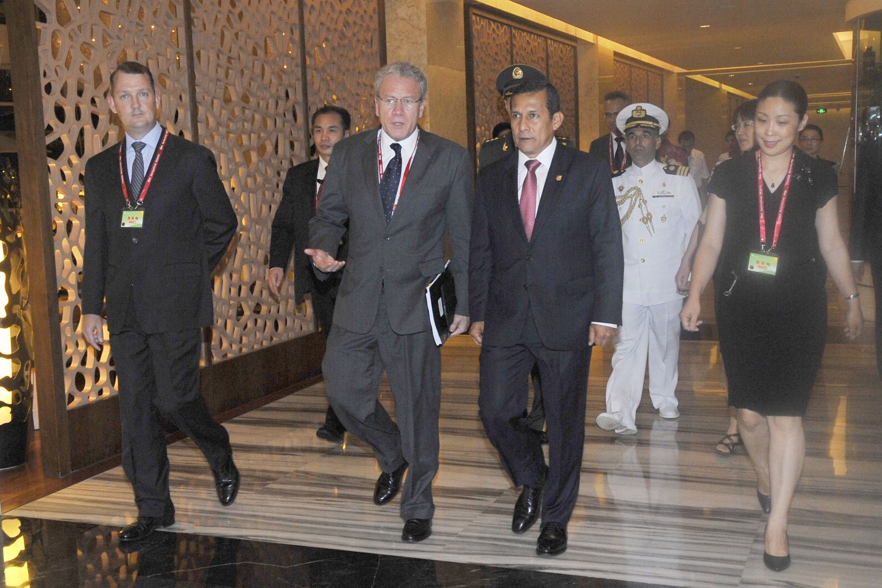 SANYA,CHINA-ABRIL 05. Presidente Ollanta Humala arribó a la ciudad de Sanya (República Popular China) en visita de Estado y para participar en el Foro Boao.
Foto: ANDINA/Prensa Presidencia