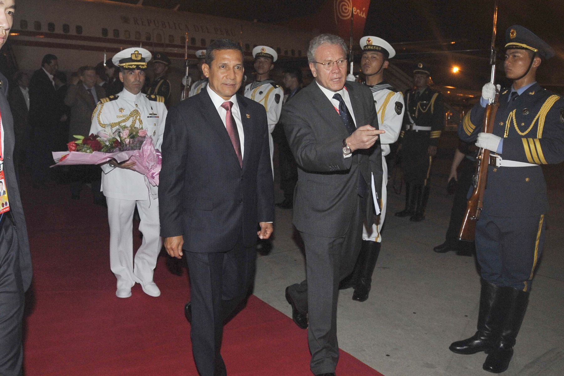 SANYA,CHINA-ABRIL 05. Presidente Ollanta Humala arribó a la ciudad de Sanya (República Popular China) en visita de Estado y para participar en el Foro Boao.
Foto:Andina/Prensa Presidencia